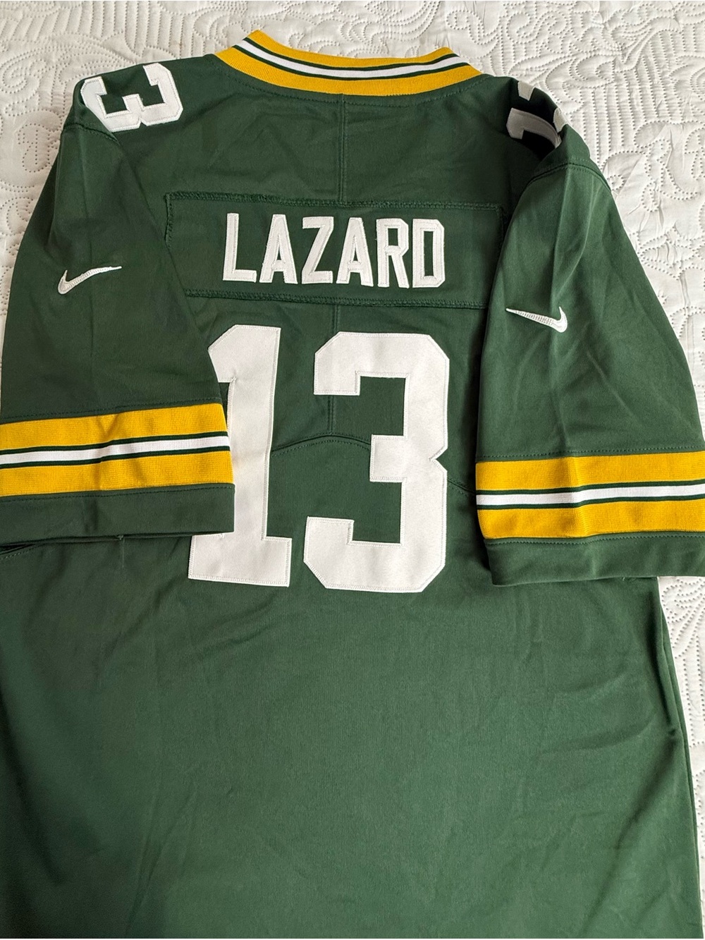 Nike Green Bay Packers Allen Lazard #13 On Field NFL Jersey Men’s Small - Picture 7 of 10